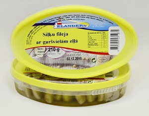 Siļķu fileja eļļā ar garšvielam