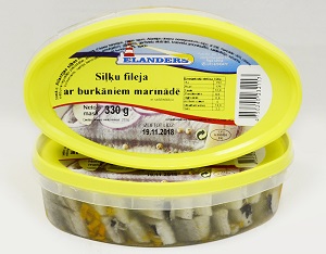 Siļķu fileja marinādē ar burkāniem