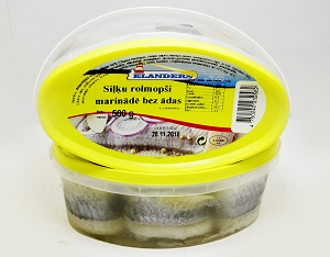 Rolmopši marinādē bez ādas