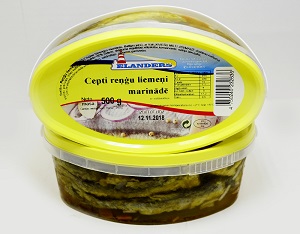Cepti reņģu liemeņi marinādē